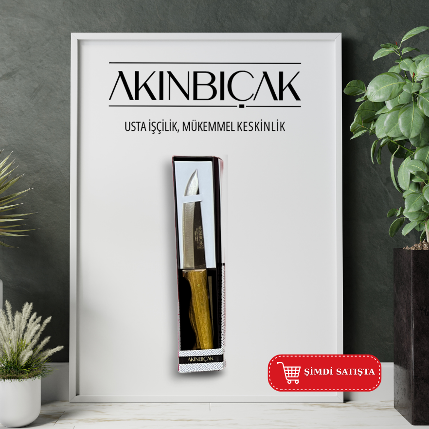 Ceviz Saplı Kasap Bıçağı No:0