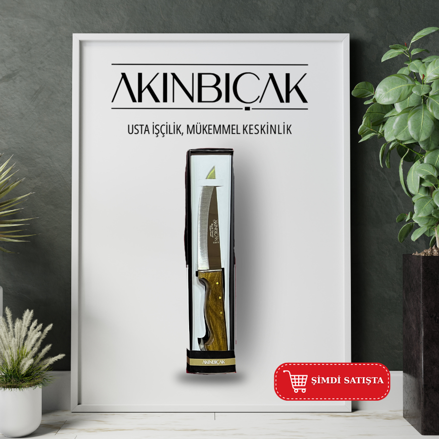 Ceviz Saplı Kasap Bıçağı No:2 