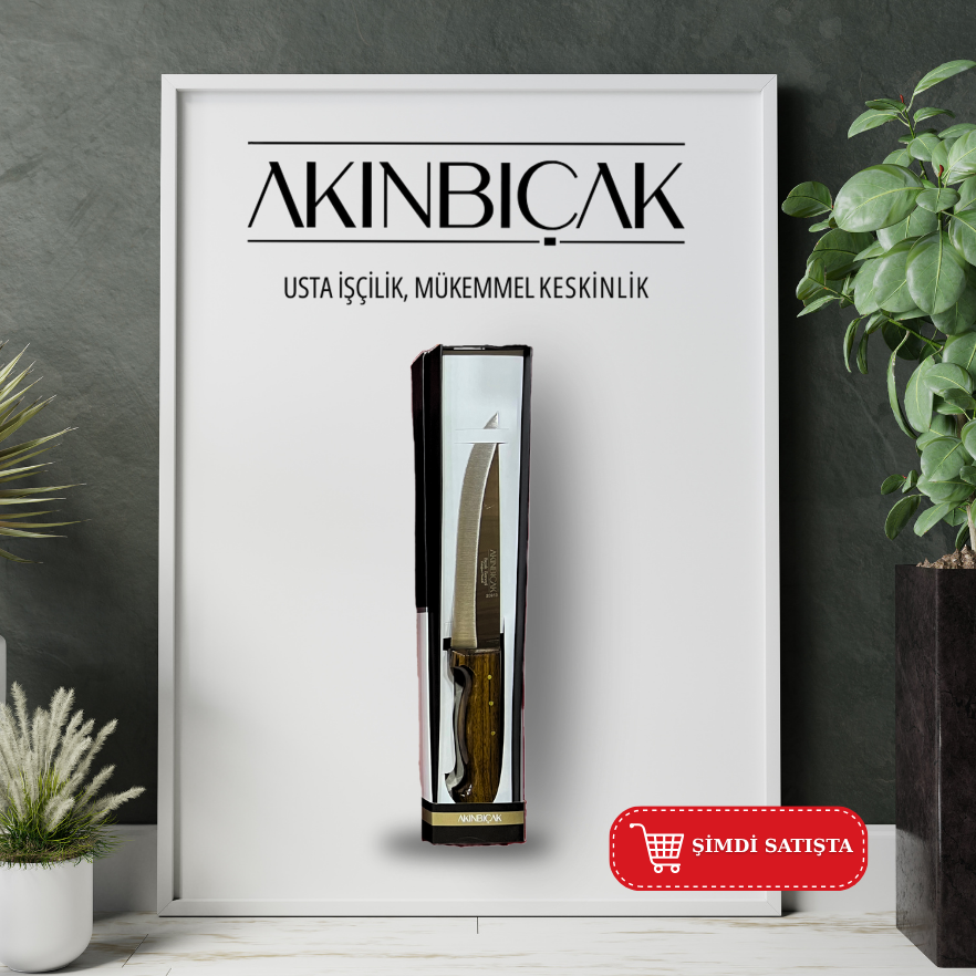 Ceviz Saplı Kasap Bıçağı No:3