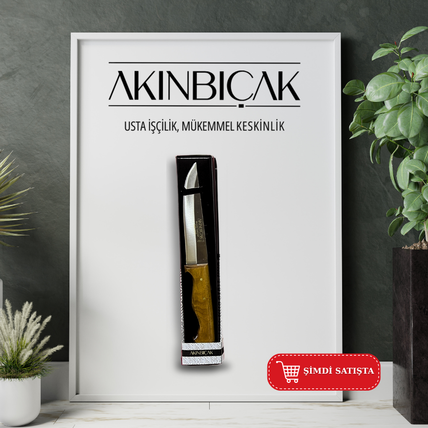 Ceviz Saplı Kasap Bıçağı No:1