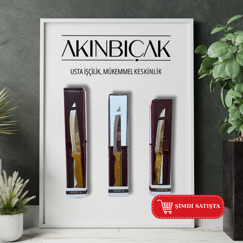 Ceviz Saplı Sebze Bıcağı