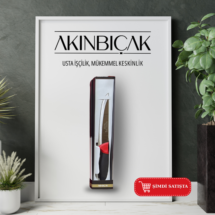 Çift Baskı Kasap Bıçağı  No:3
