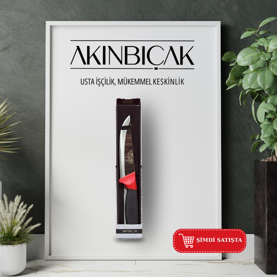 Çift Baskı Kasap Bıçağı No:1