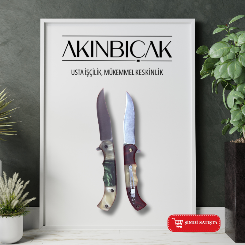 Epoksi İçten Kilitli Klipsli Çakı