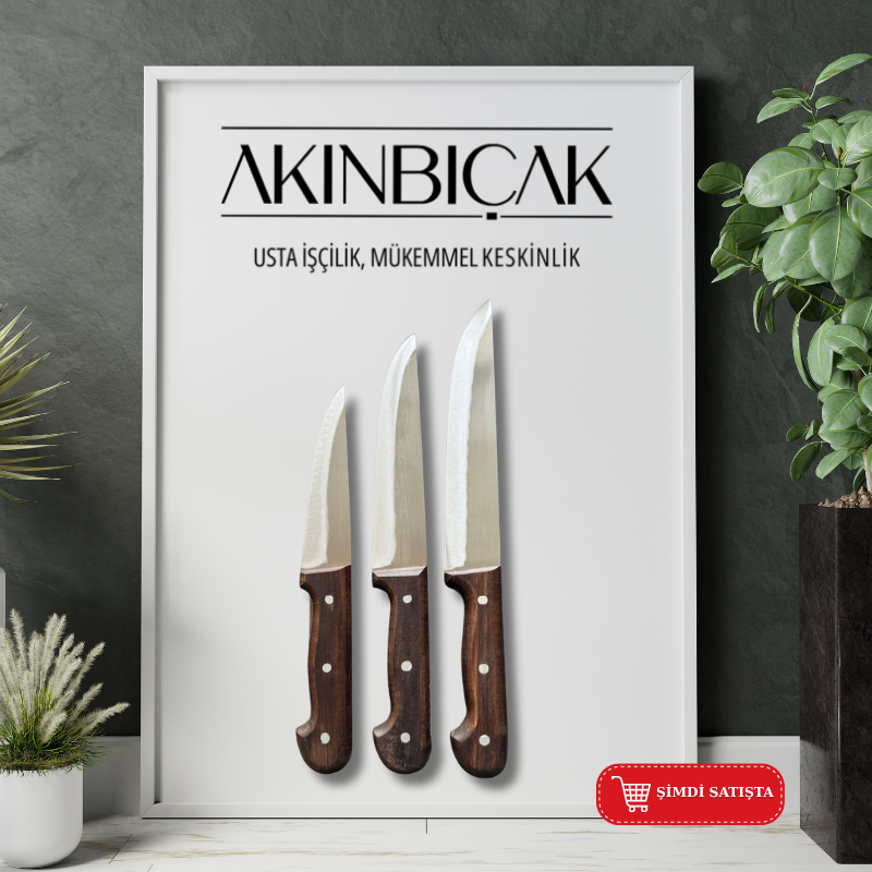Makastan Orijinal Ev Dövmesi Kasap Bıçağı
